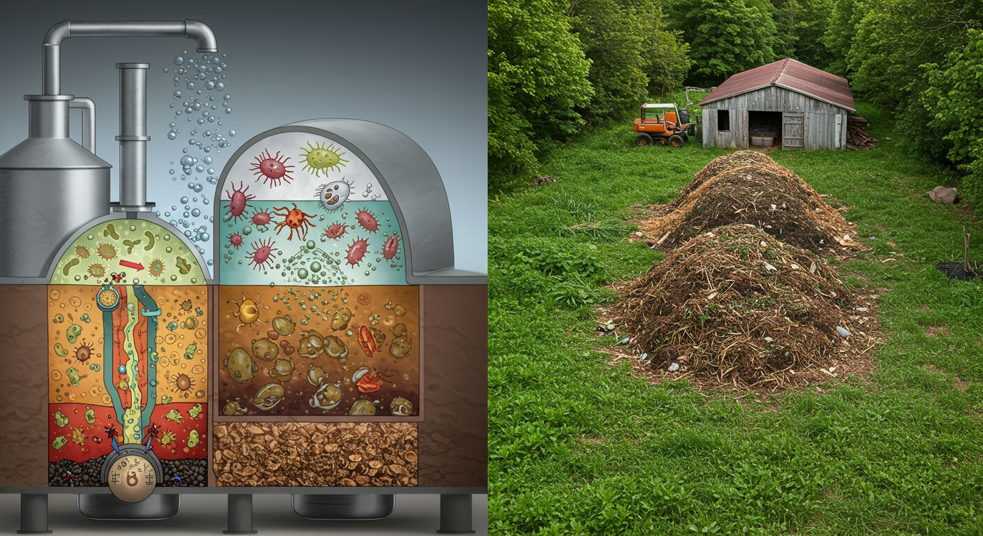 Anaerobic Digestion vs. Composting: What’s the Difference?